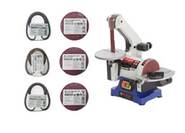 Станок шлифовальный ленточно-дисковый  БЕЛМАШ BDG 25/125 +набор оснастки (KN0091)