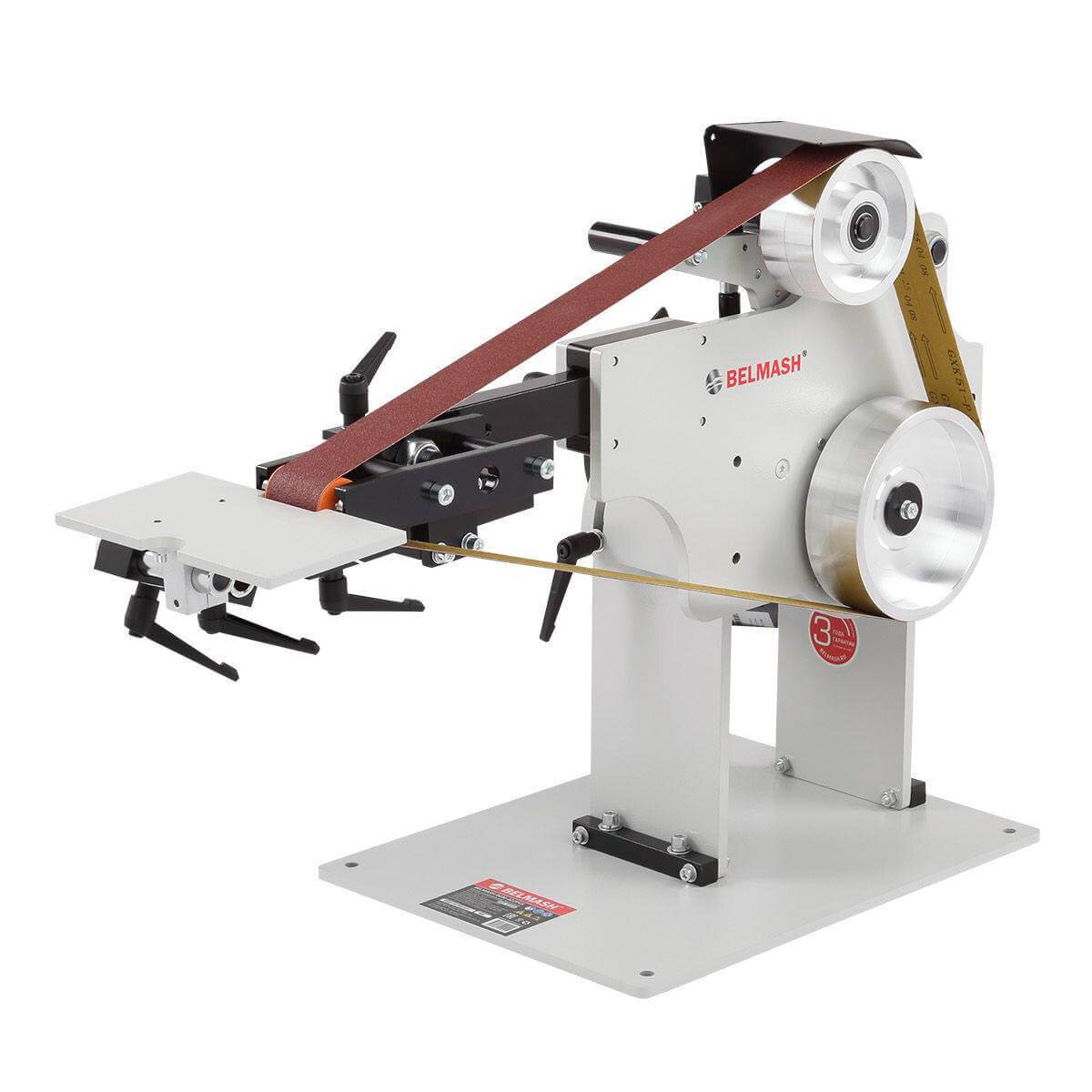 Станок шлифовальный ленточный БЕЛМАШ BGM-822PVS (S353A)