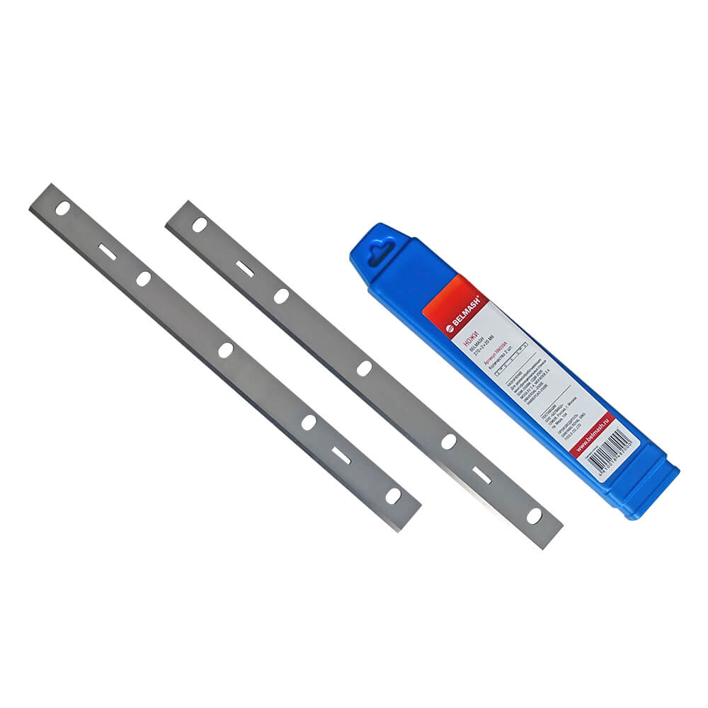 Нож для станка 270х20х2 мм БЕЛМАШ M6 1-но сторонний, прямой, 2 шт. (039A)