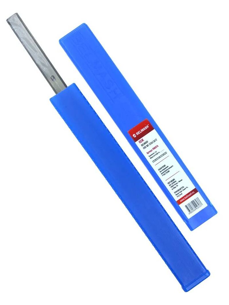 Нож для станка 333х1,5х12 мм БЕЛМАШ HSS W3, 2-х сторонний, прямой, для P1800 и P2200M, P1500 и P1500M (RN097A)