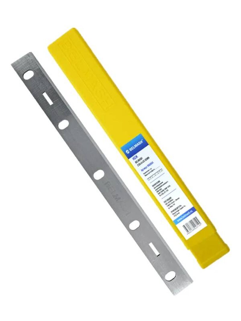 Нож для станка 230х20х2 мм БЕЛМАШ 65MN, 1-но сторонний, прямой, для СДМ-2000, SDM-2000M, SDMP-22 (RN088A)