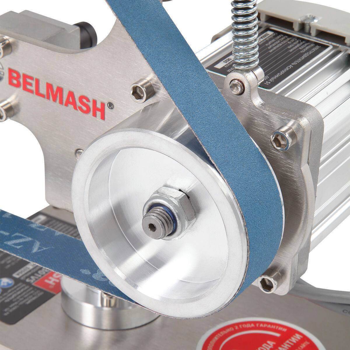 Станок шлифовальный ленточный БЕЛМАШ BGM-301VS (S350A)